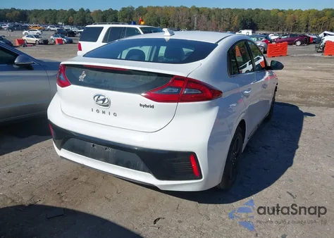 2017 Hyundai Ioniq Hybrid Sel from USA, damaged, VIN KMHC75LC8HU040743